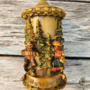 Vintage Johann Gunter Walldurn-Baden 9" Candle Walldurn Baden Schutzmarke Johann
